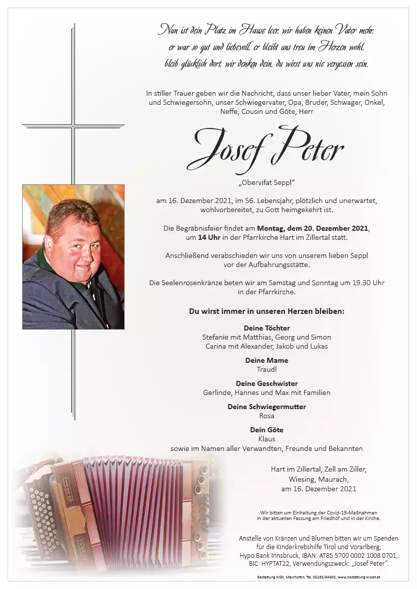 Parte von Josef Peter